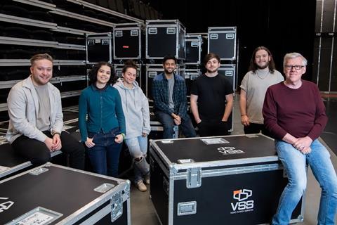 Dock10 Trainees, Amy Ashley-Mather, Dylan Patel, Matthew Clarkson,  Madeleine Jones, Conor McKeown, Dom Lawson and Studio Manager David Blake